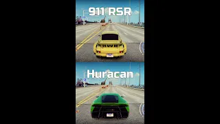 Need For Speed Heat - Drag Races - Porsche 911 Carrera RSR 2.8 vs Lamborghini Huracan