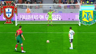 FIFA 23 ! PORTUGAL VS ARGENTINA ! RONALDO VS MESSI I  PENALTY SHOOTOUT ! PC GAME NEXT GEN 4K!