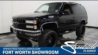 1992 Chevrolet Blazer K1500 4X4 for sale | 4869 DFW