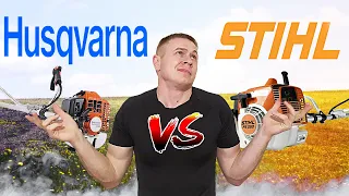 Husqvarna или Stihl? Хускварна и штиль в работе.