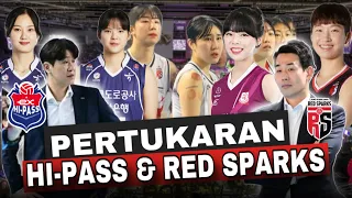 INFO TERBARU ! RED SPARKS DAN HI-PASS BERTUKAR BINTANG