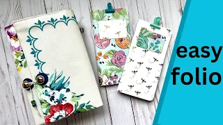 No-Sew Fabric Folio /Easy Gift