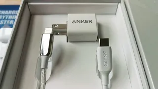 Anker Nano 20W USB-C Charger, 60W 2x USB-C Charger & Cables Unboxing 11-10-20