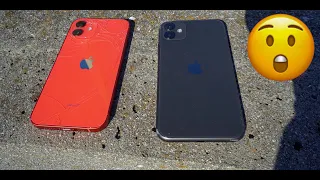 Drop Tested - iPhone 12 vs iPhone 11 - 4x Better Drop Performance?