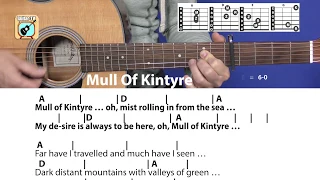 Mull Of Kintyre - Paul McCartney/Wings, Cover, Chord & Lyrics, Guitar Lesson