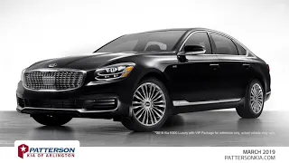 2019 Kia K900 Luxury Sedan Offer Patterson Kia March SP