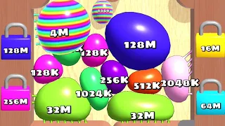 Blob Merge 3D Challenge infinity (Math Games, Level Up Blob) (Part 3)