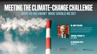 Meeting the Climate-Change Challenge - John P. Holdren