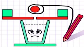 Happy Glass - Gameplay Walkthrough Part 6 Level 156 - 182 - DRAW A LINE TO FILL THE GLASS