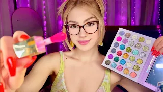 ASMR Doing Your Makeup FAST & AGGRESIVE 💄ASMR for SLEEP, Layered Personal Attention Satisfying 😴