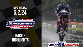 Supersport Race 2 at Road America - HIGHLIGHTS | MotoAmerica