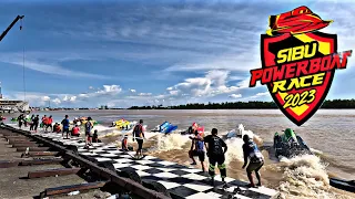 [ Day 01 ] Sibu Powerboat Race / No Speed Limit / Keluasan Sungai Rejang Tarikan Utama Pelumba Boat…