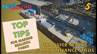 #5 -Transfer Tracks - Planet Coaster Tutorial - Realistic Looking Parks in Planet Coaster