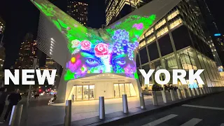 New York City's Illumination Light Art Festival in Downtown Manhattan