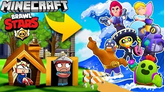 BAZA VS TSUNAMI BRAWL STARS - MINECRAFT TSUNAMI CHALLENGE | Vito VS Bella