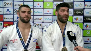 Paltchik and Sasson take gold for Israel in front of passionate home crowd