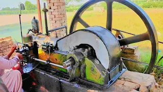 Starting Big Ruston Diesel Engine || Old Engine Amazing sound || Ruston & Hornsby Engine