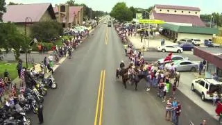 Gentry Funeral of Lance Cpl. Benjamin Tuttle RAW FOOTAGE