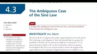 FM 20 4.3 Ambigiuous Case of Sine Law