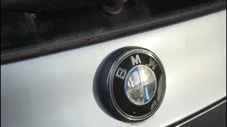 Replacing rear badge 2005 BMW X3 E83