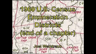 1960 U.S. Census Enumeration Districts (end of a chapter)