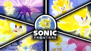 Super Sonic VS GIGANTO Boss Fight And Cutscenes Sonic Frontiers