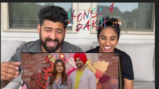 Honsla Rakh Trailer Reaction | Diljit Dosanjh, Shehnaaz Gill, Sonam Bajwa | RajDeepLive