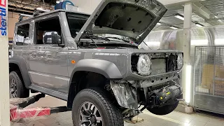 Установка лебёдки на Suzuki Jimny ( подробное видео)