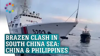 China and Philippines boats clash in South China Sea
