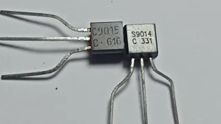 AV3#How to Tesh Transistor# C9014, C9015, Q small (npn,pnp).