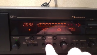 Nakamichi DR-1 3-head cassette deck demo HD