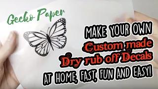 How To Make A Decal Using An Inkjet Printer