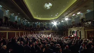 Pelosi rips Trump speech. Right there on the podium