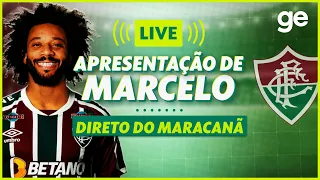 VEJA A APRESENTAÇÃO E A PRIMEIRA COLETIVA DE MARCELO PELO FLUMINENSE, NO MARACANÃ | #live | ge.globo