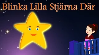 Blinka Lilla Stjärna Där | Svenska Barnsånger | Twinkle twinkle in Swedish