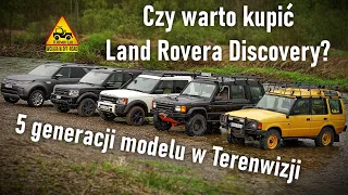 Czy warto kupić Land Rovera Discovery? 5 generacji modelu w Terenwizji.