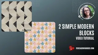 Two simple modern blocks - video tutorial