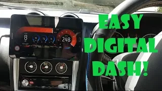 Create a Digital Dash in any car! How to make a digital dash with Realdash and OBD2 link