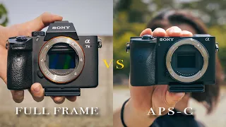 Full Frame or APS-C? Which Is For You? | Sony A7III vs A6600