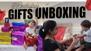 Ayansh Birthday Gifts Unboxing | Ayansh Gifts ని చూసి చాలా Excite  అయ్యాడు | Mr & Mrs Nissah