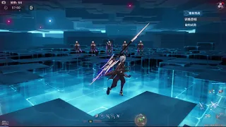 Trying Tian Lang Weapon in Tower of Fantasy CN Server