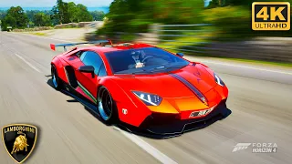 Unleashing the Power of the Lamborghini Aventador LP700-4 in the Greendale Super Sprint! 🔥