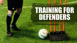 Soccer Drills For Defenders | Individual Soccer Training For Defenders | Soccer Skills For Defenders