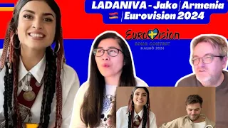 LADANIVA - Jako | Armenia 🇦🇲  | Eurovision 2024 | 🇩🇰REACTION