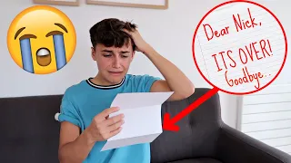 Leaving My Boyfriend with ONLY a BREAK UP Letter... (Gay Couple Pranks)