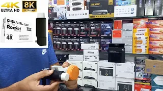 💣الجـــــديــــــــد لاقط 4K الأصلى مع إمتيازات رائعة GIGABLUE ULTRA  0.1dB ROCKET SINGLE LNB