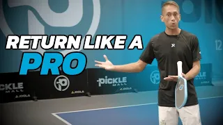 Return Pickleball Serves Like a Pro by Using the 3 T’s! Target, Technique, and Timing!