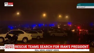 Rescue teams search for Iran's President after helicopter crash