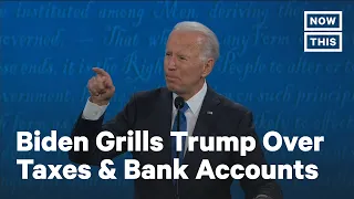 Biden Tackles Trump's Tax Corruption at Final Debate | NowThis