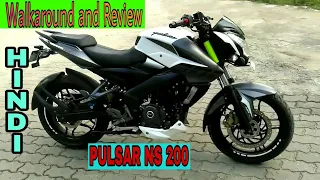 Pulsar NS 200 ABS Walkaround and Review Hindi. #bikes@SNJ